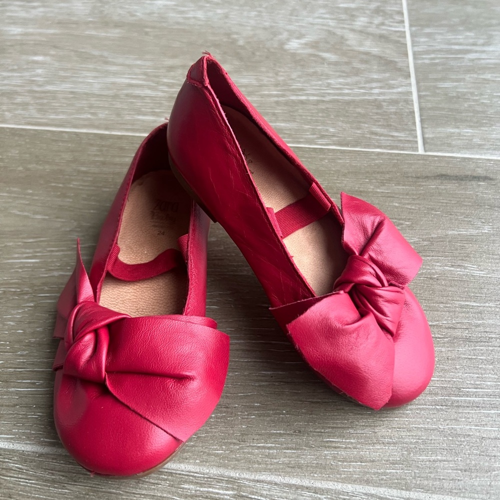Zara toddler girls Leather dress shoes
